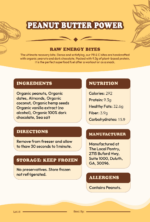 Peanut Butter Power Raw Energy Bites | Organic Raw Superfood - Image 3